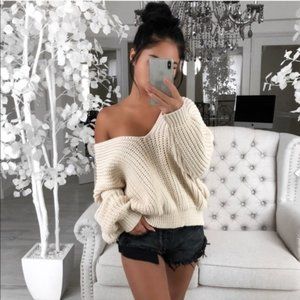 NEW Honey V neck Sweater